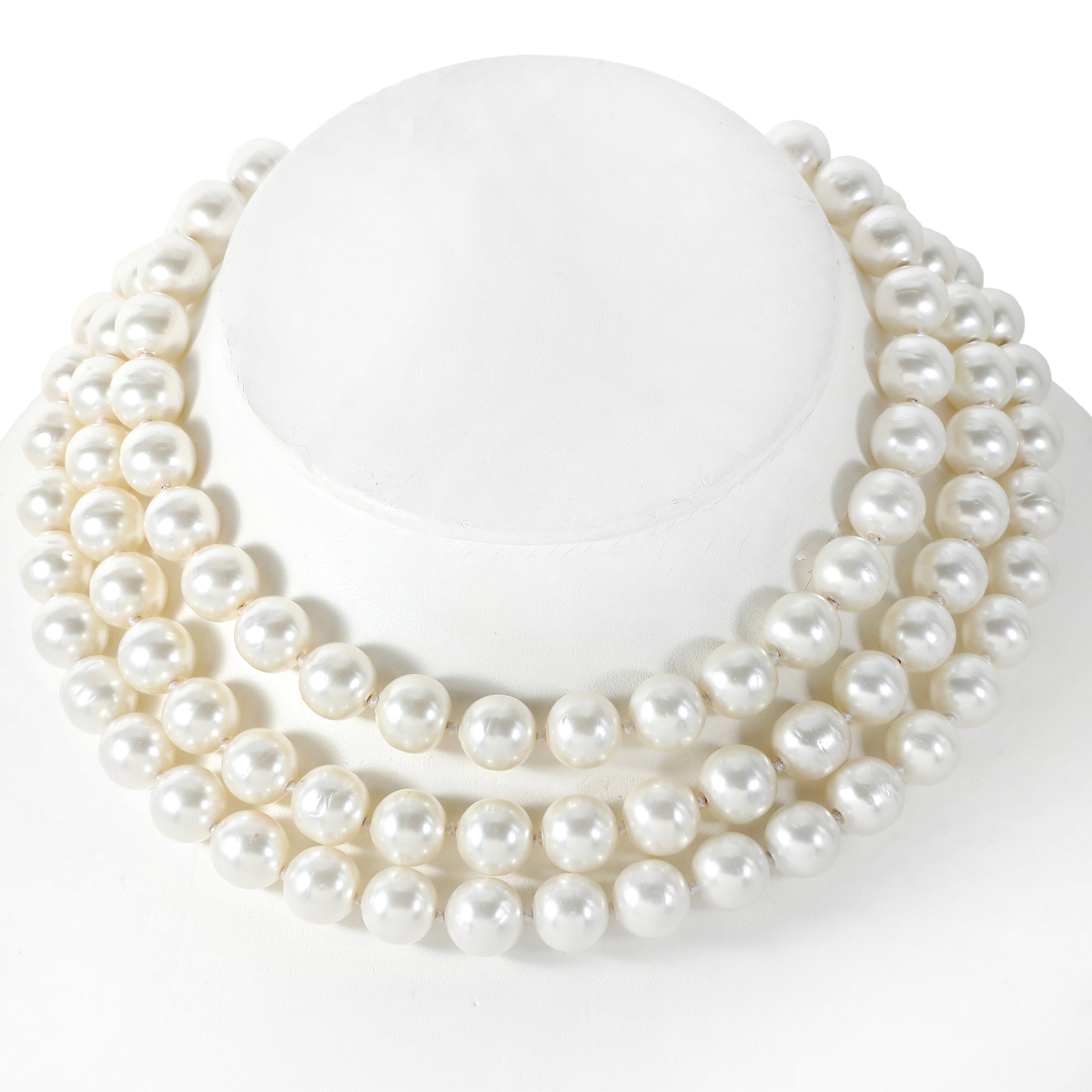 Chanel Pearl, Emerald, Diamond Necklace