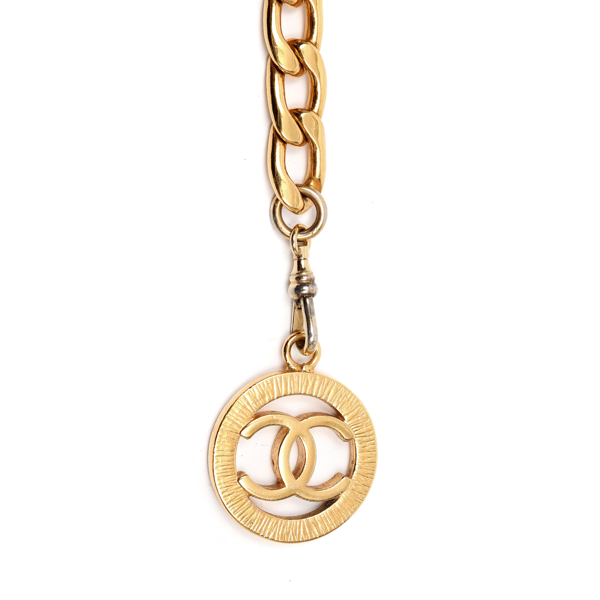 Chanel Vintage Gold Medallion Chain-Link Belt