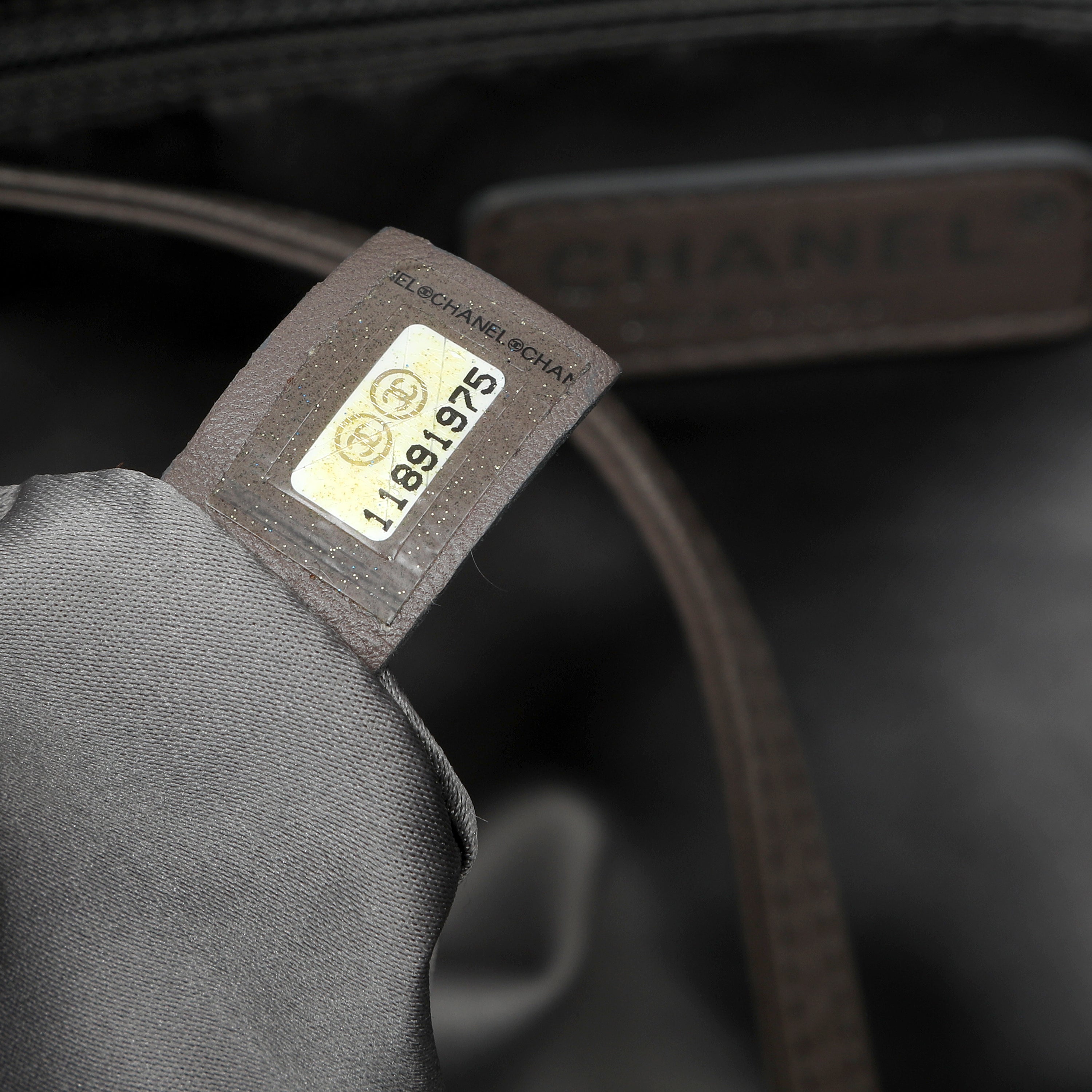 Chanel White Chain Hobo Bag 2008 Cruise Collection Large CC Logo