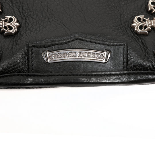 Elevate Your Style with an Authentic Chrome Hearts Black Leather
