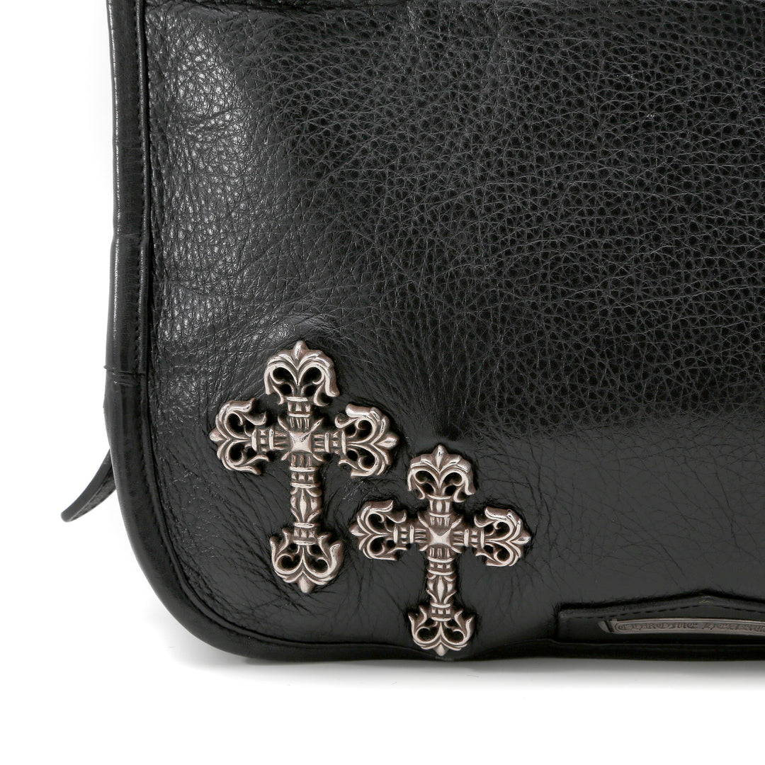 Elevate Your Style with an Authentic Chrome Hearts Black Leather