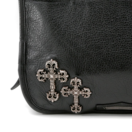 Elevate Your Style with an Authentic Chrome Hearts Black Leather