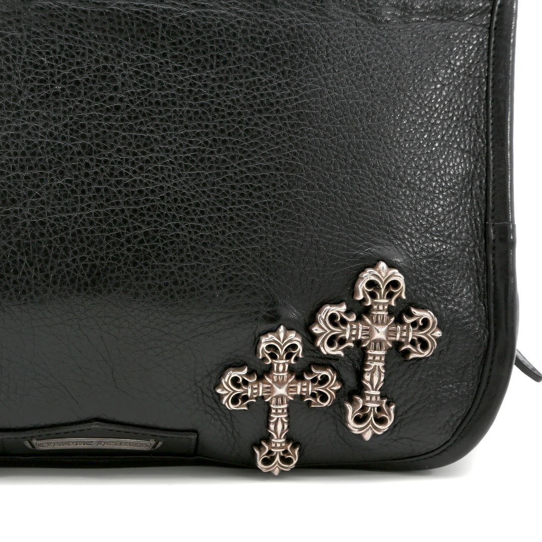 Elevate Your Style with an Authentic Chrome Hearts Black Leather