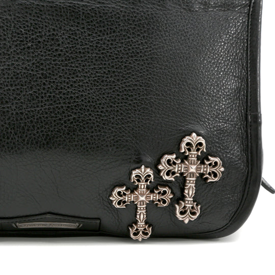 Elevate Your Style with an Authentic Chrome Hearts Black Leather