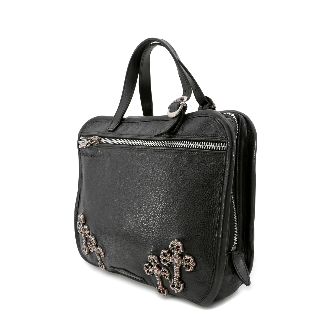 Elevate Your Style with an Authentic Chrome Hearts Black Leather