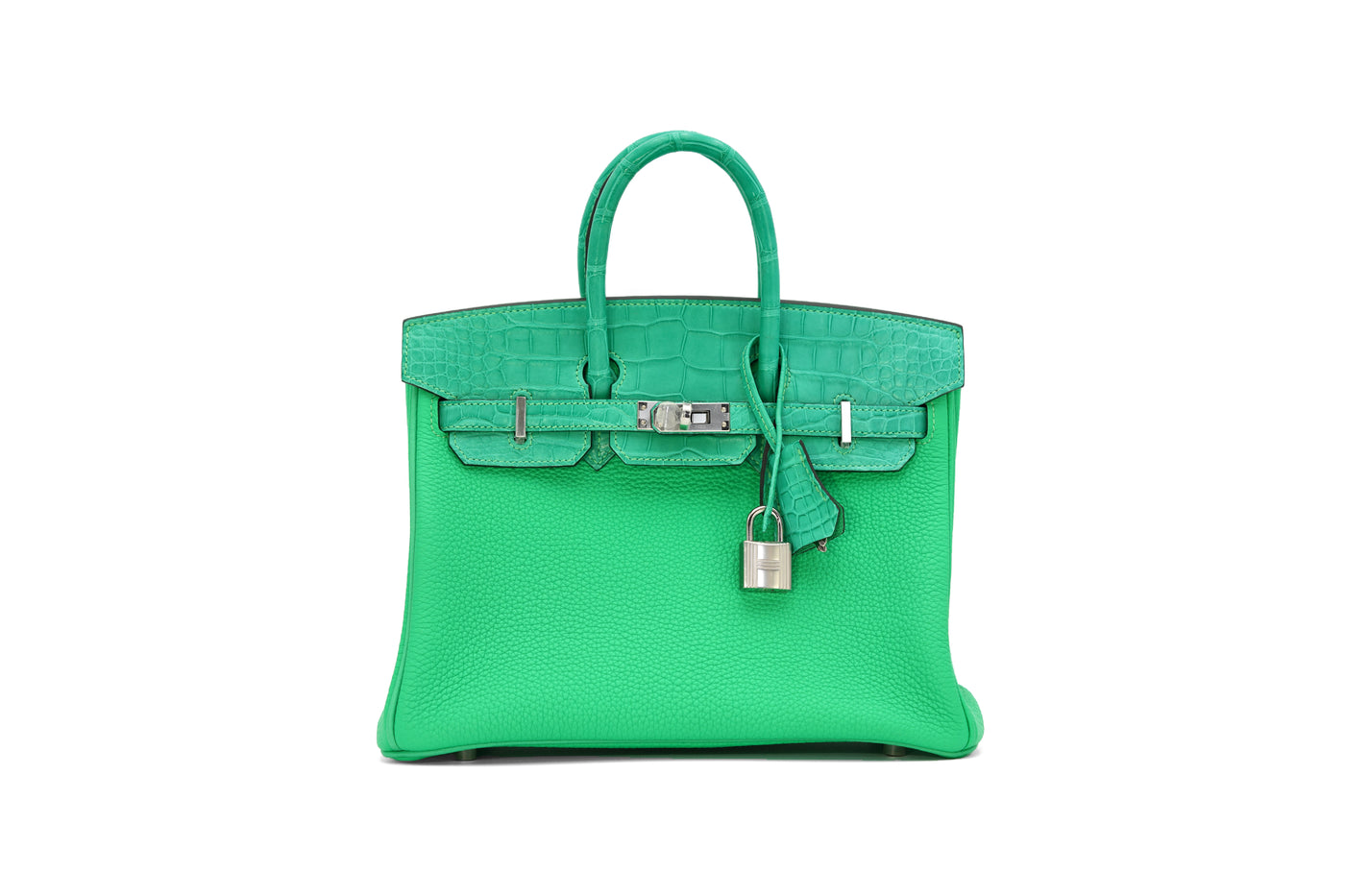 Hermès Birkin 25 Vert Comics Togo and Matte Alligator
