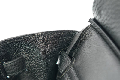 HERMÈS 25CM BIRKIN BLACK TOGO LEATHER GHW