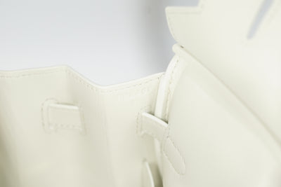 Hermes Snow White 25cm Birkin