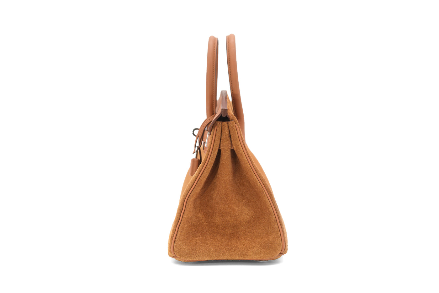 Hermès Grizzly Birkin 25 Gold Grizzly Suede and Swift