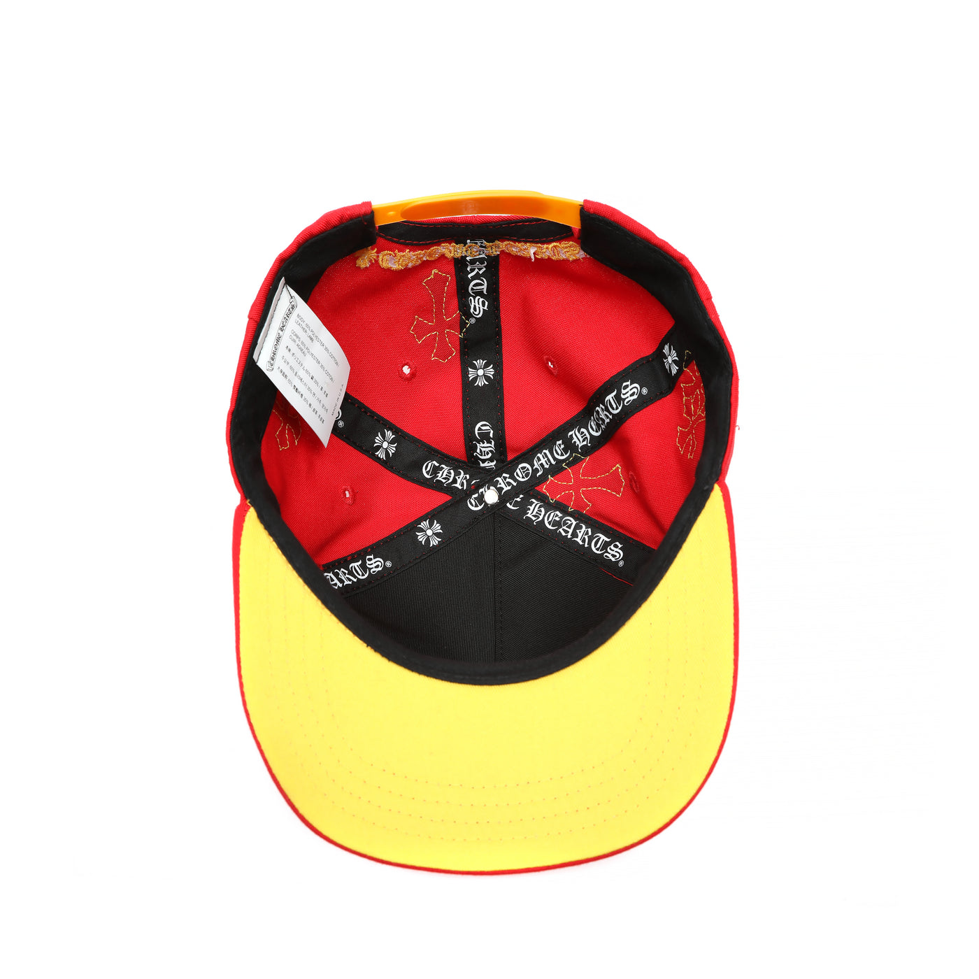 Chrome Hearts Cross Patch Hat Red With Yellow Crosses – Only Authentics