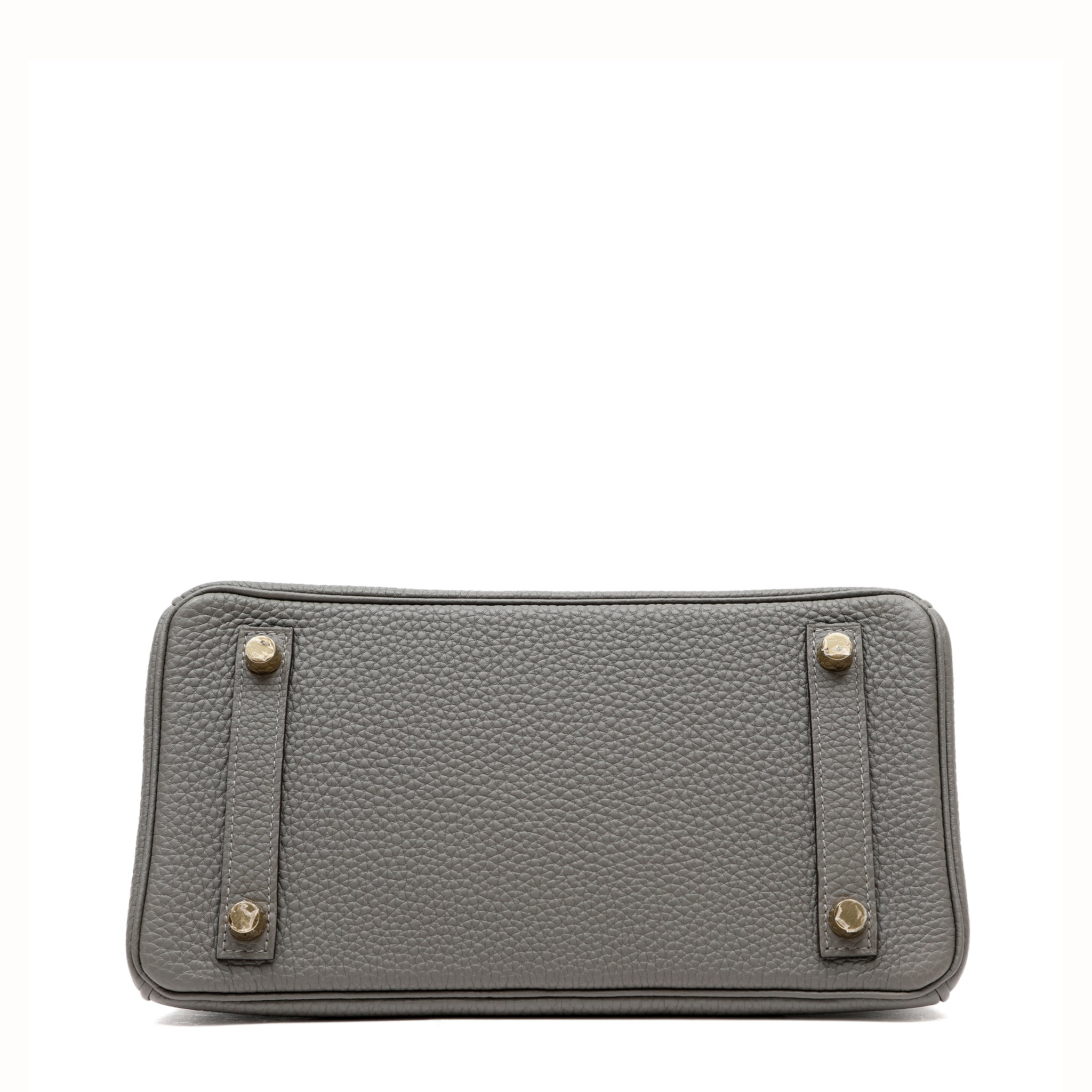 Hermès Birkin 25cm Handbag Gris Etain Togo Leather w GH