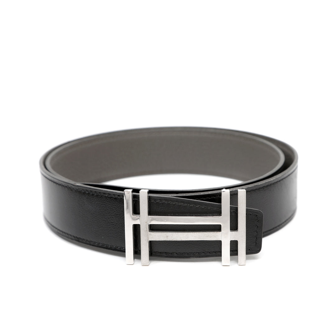 Hermès H au Carré Belt Buckle and 32mm Reversible Leather  display picture 1