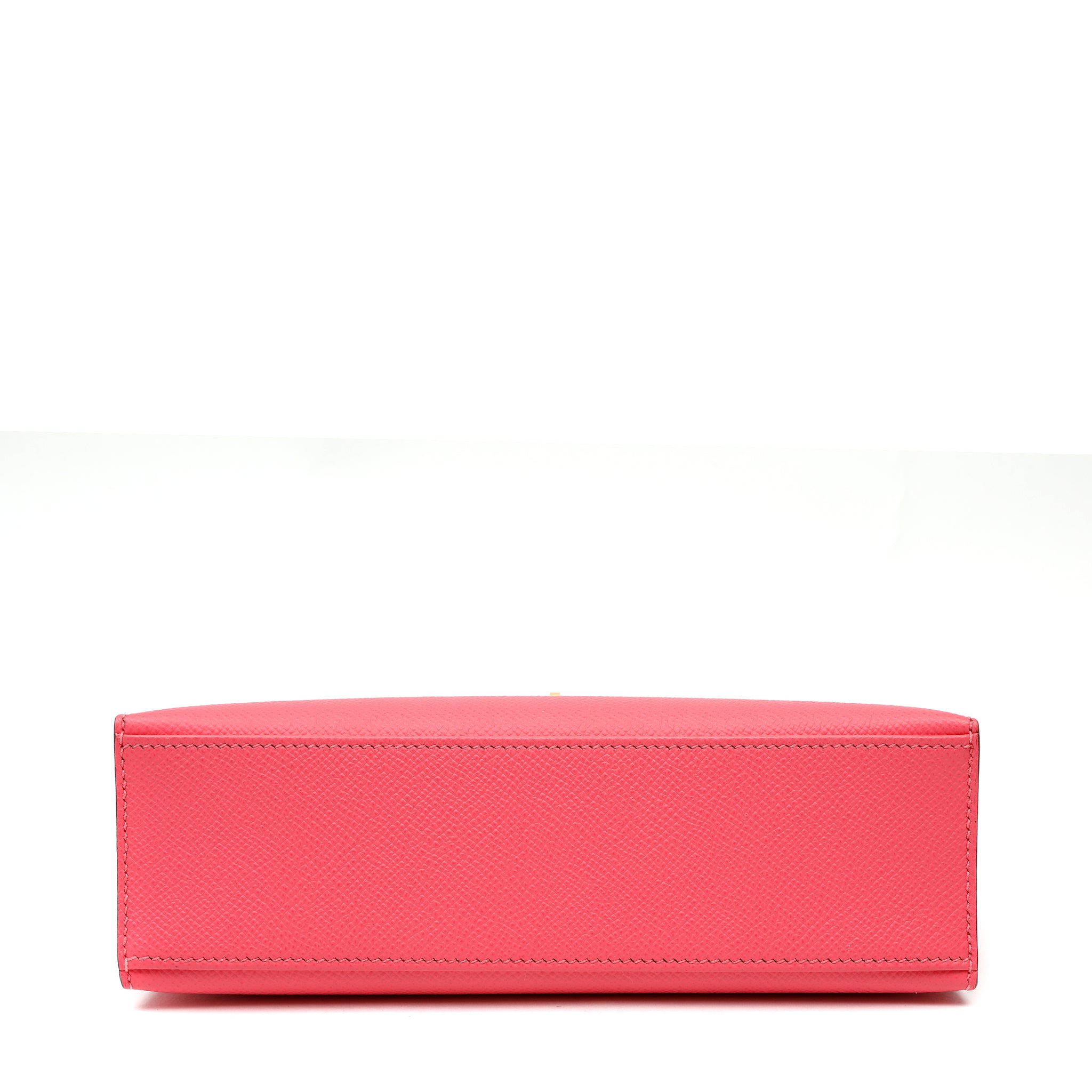 Hermès Kelly Pochette Rose Azalée Epsom Leather w GH