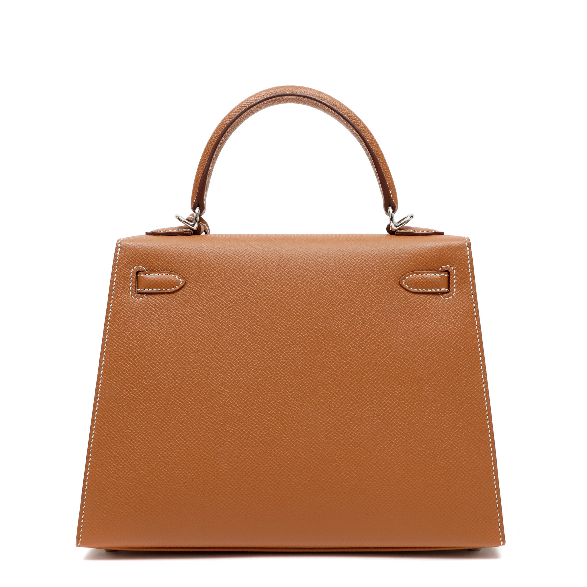 Hermès Kelly Sellier 25cm Handbag in Gold Epsom Leather w PH