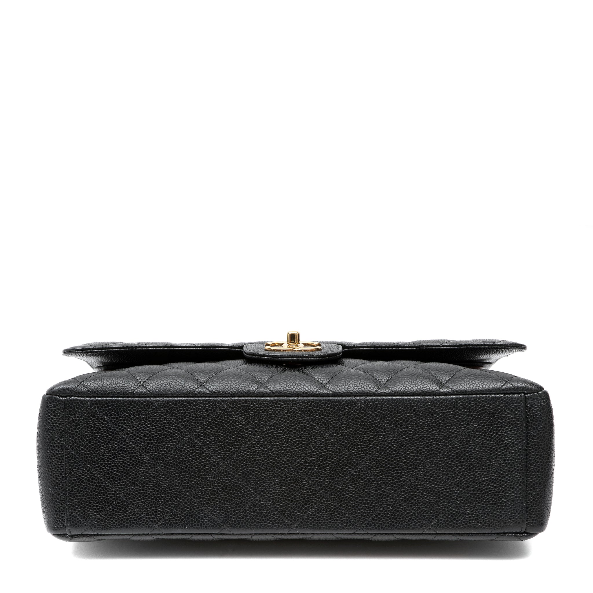 Chanel Black Caviar Maxi Classic w GH 2011