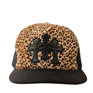 Chrome Hearts Cheetah & Cross Hat