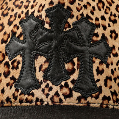 Chrome Hearts Cheetah & Cross Hat