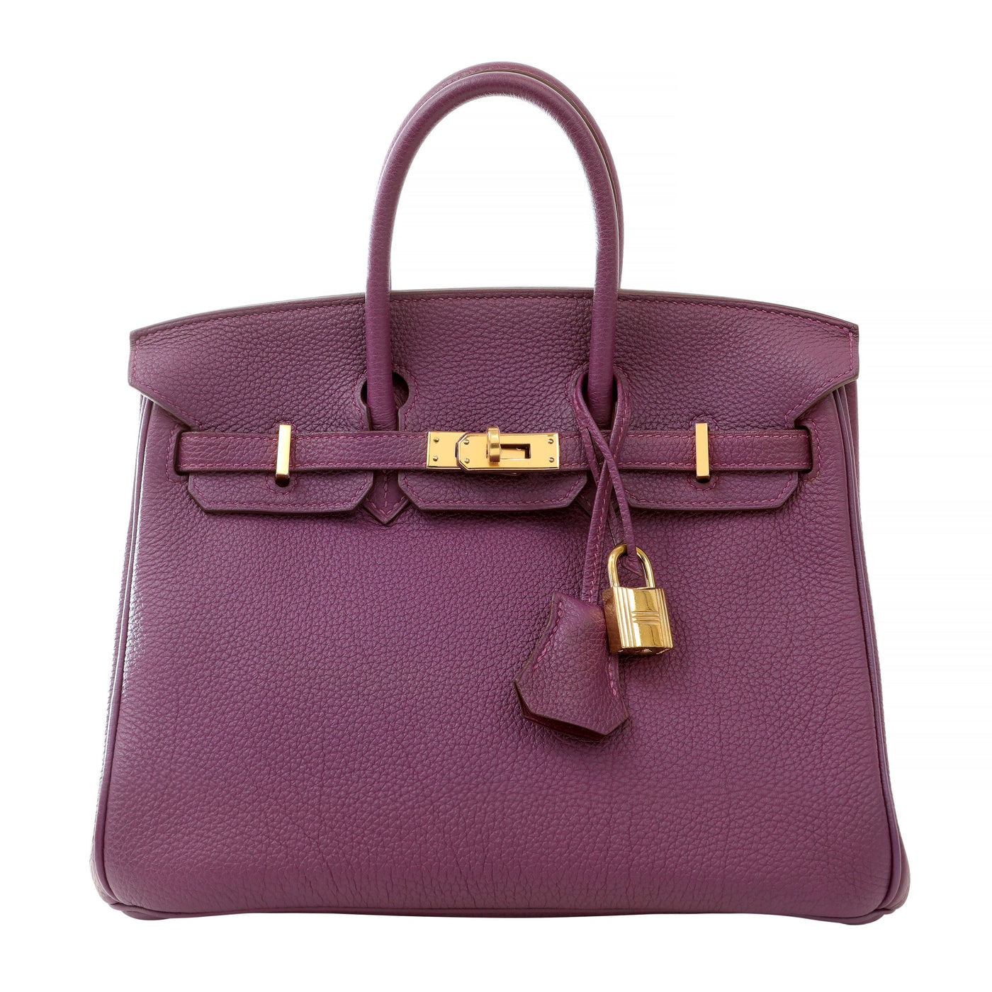 Hermès 25 cm Purple Togo Birkin with Gold Hardware
