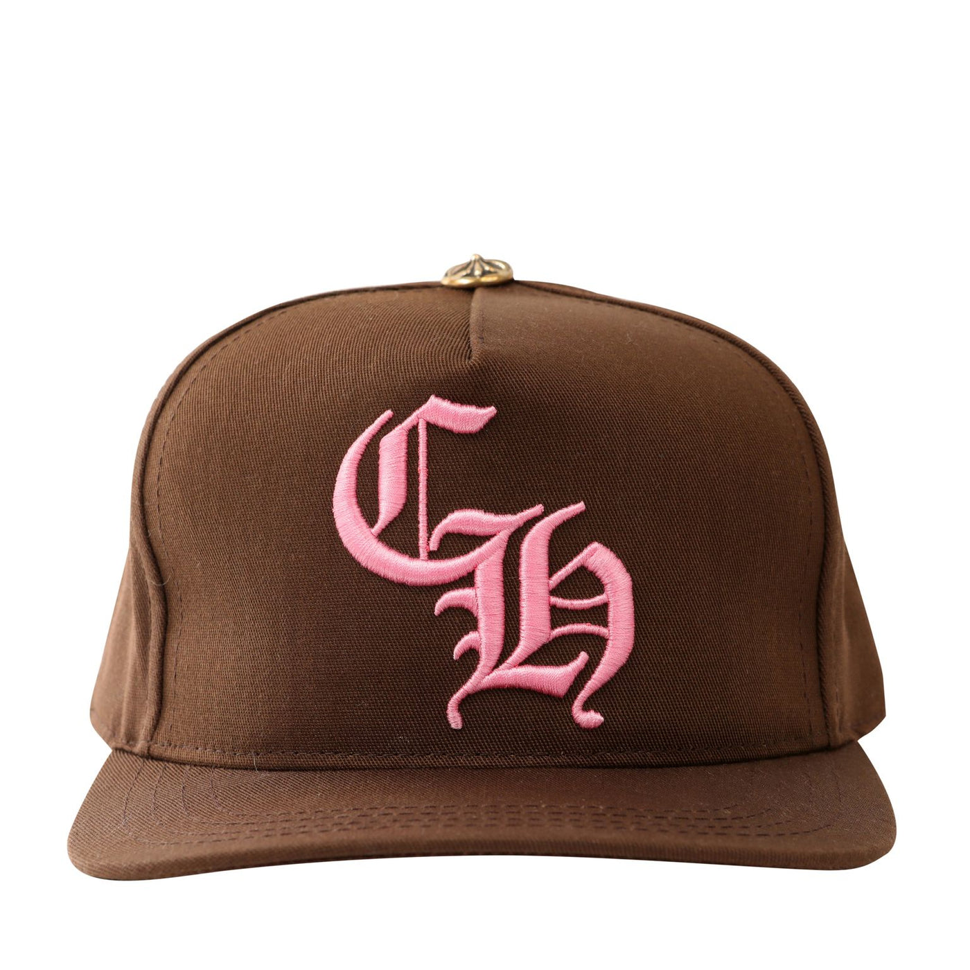 Chrome Hearts Brown & Pink Logo Hat