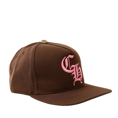 Chrome Hearts Brown & Pink Logo Hat