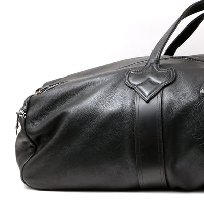 Chrome Hearts Black Glove Leather Limited Edition X-Large Travel Bag