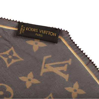 Louis Vuitton Chiffon Cheetah Skinny Scarf