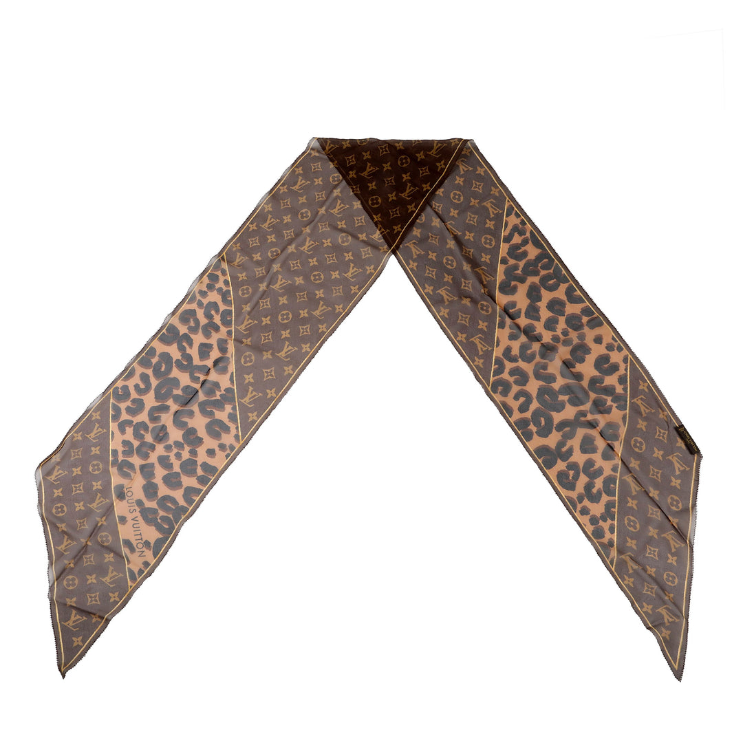 LOUIS VUITTON チェック柄スカーフ LOUIS VUITTON チェック柄スカーフ