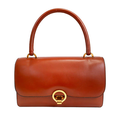 Hermès Rust Box Calf Lydia Handbag - Only Authentics