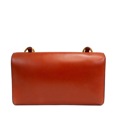 Hermès Rust Box Calf Lydia Handbag - Only Authentics