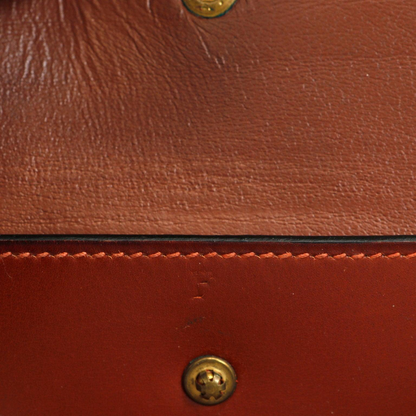 Hermès Rust Box Calf Lydia Handbag - Only Authentics