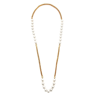 Chanel Pearl Three Station Necklace - Only Authentics