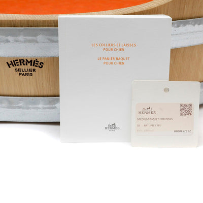 Hermes Barrel Style Dog Bed w/ Soft Padded Inserts - Only Authentics