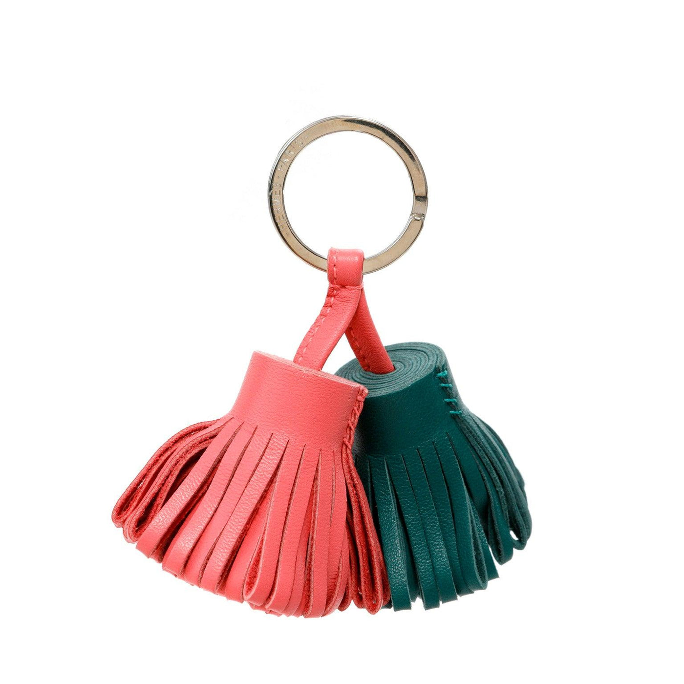 Hermes Green & Pink Double Car Wash Key Chain - Only Authentics
