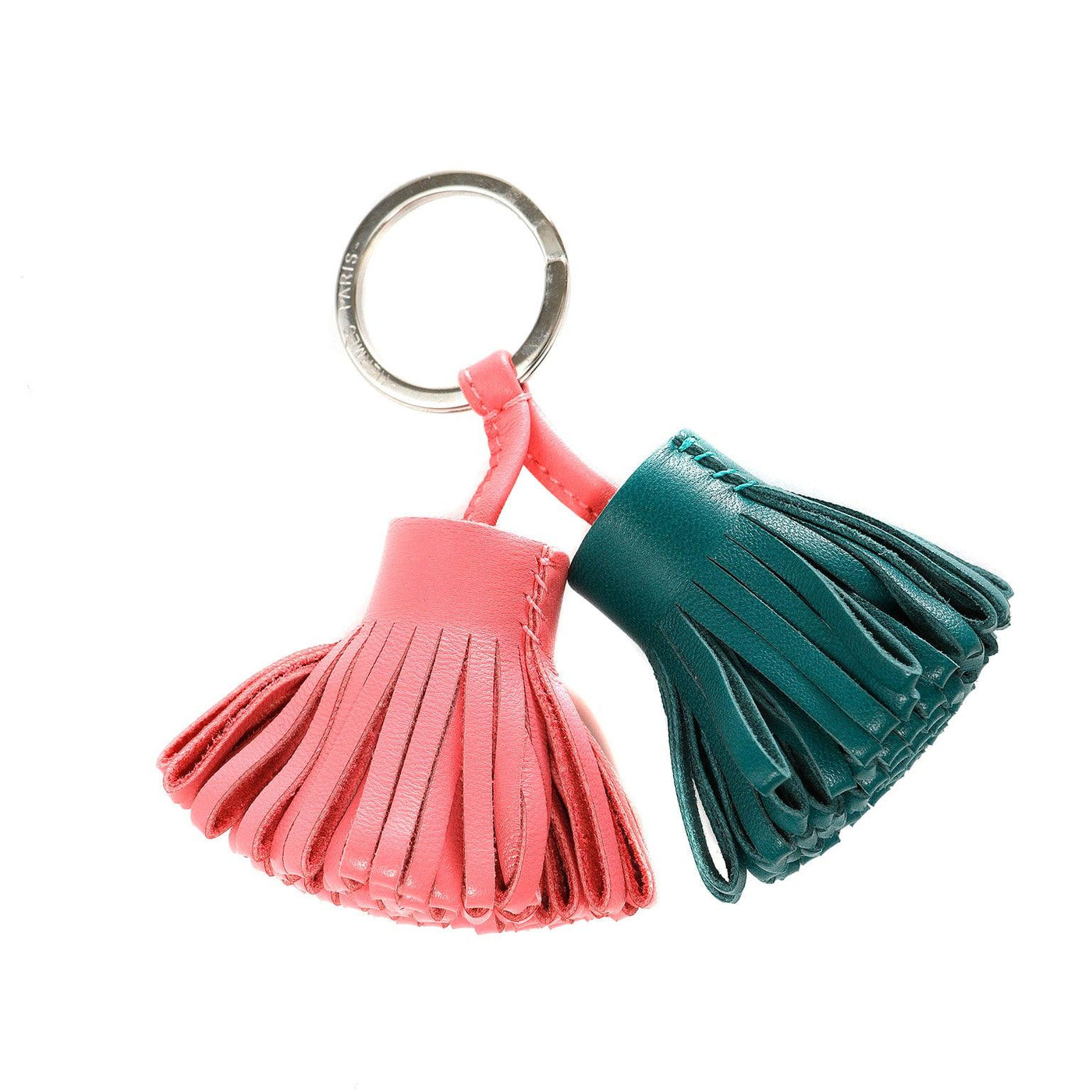 Hermes Green & Pink Double Car Wash Key Chain - Only Authentics