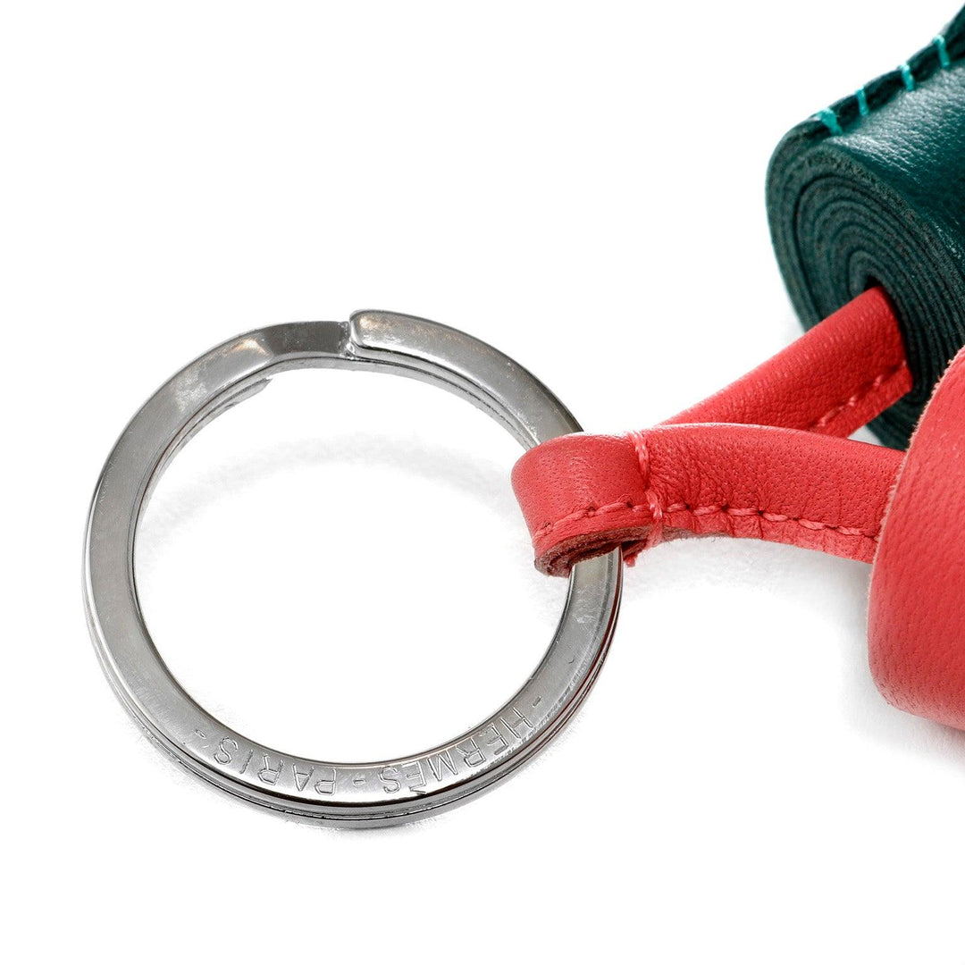 Hermes Green & Pink Double Car Wash Key Chain – Only Authentics