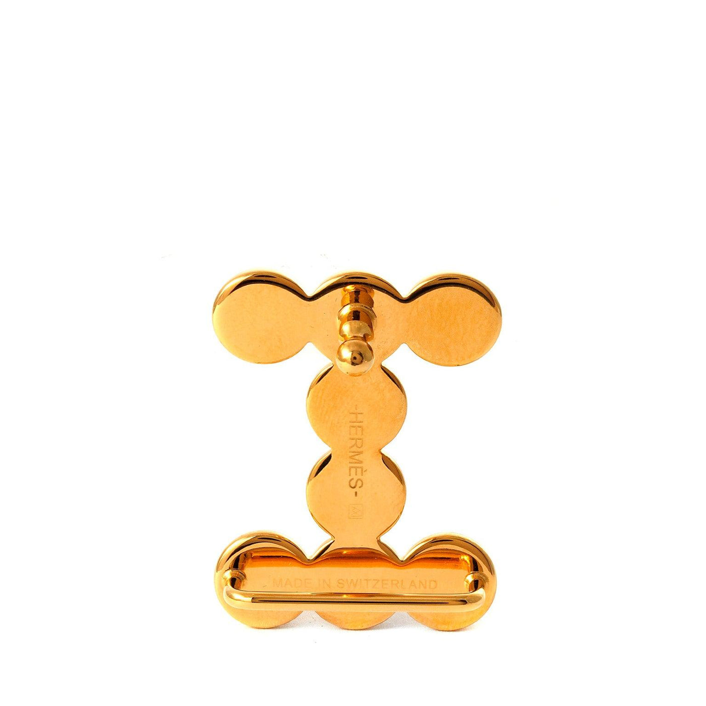 Hermes Gold H Bubble Belt Buckle - Only Authentics