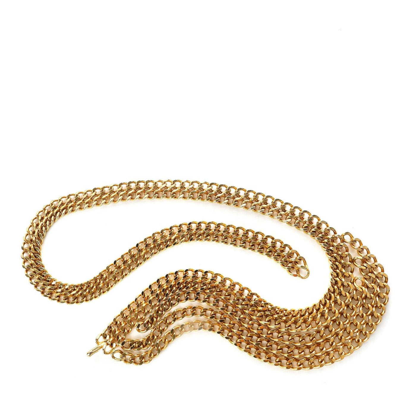 Chanel Gold Link Double Chain Belt - Only Authentics