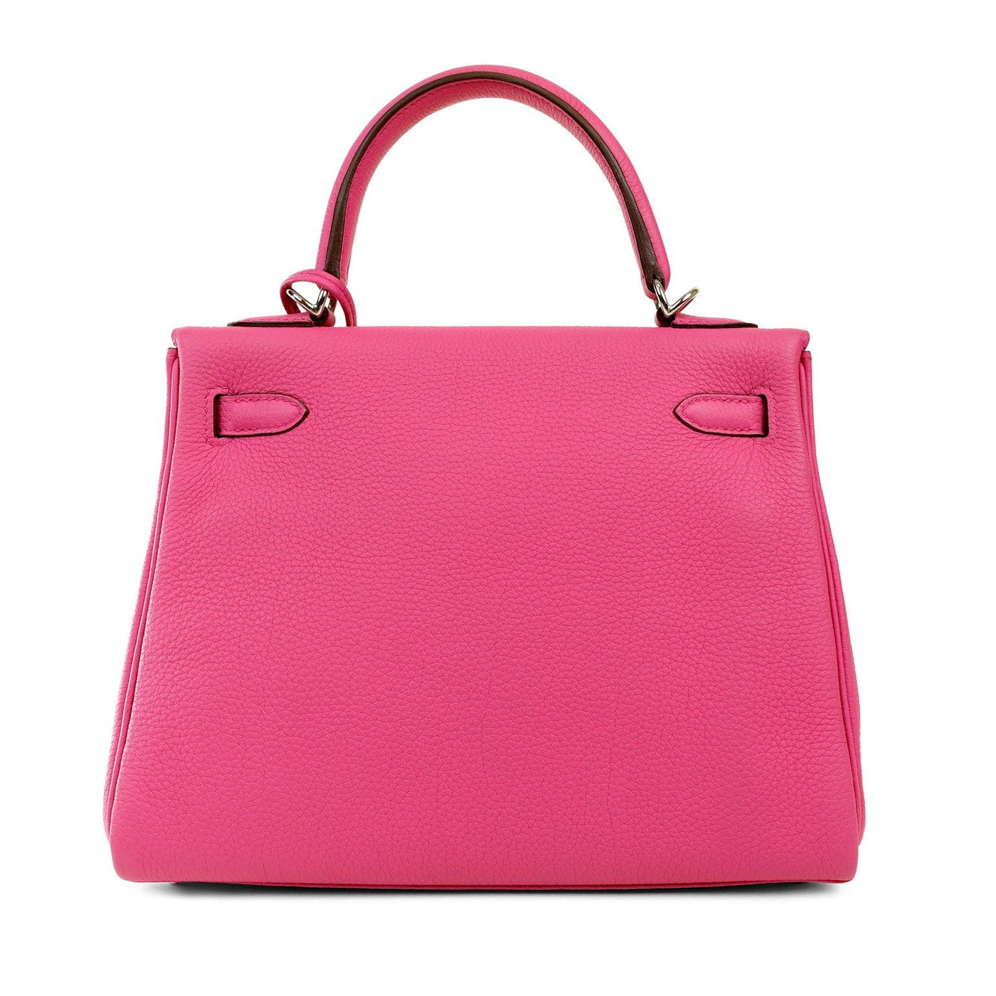 Hermès 25cm Pink Magnolia Togo Kelly with Palladium Hardware - Only Authentics