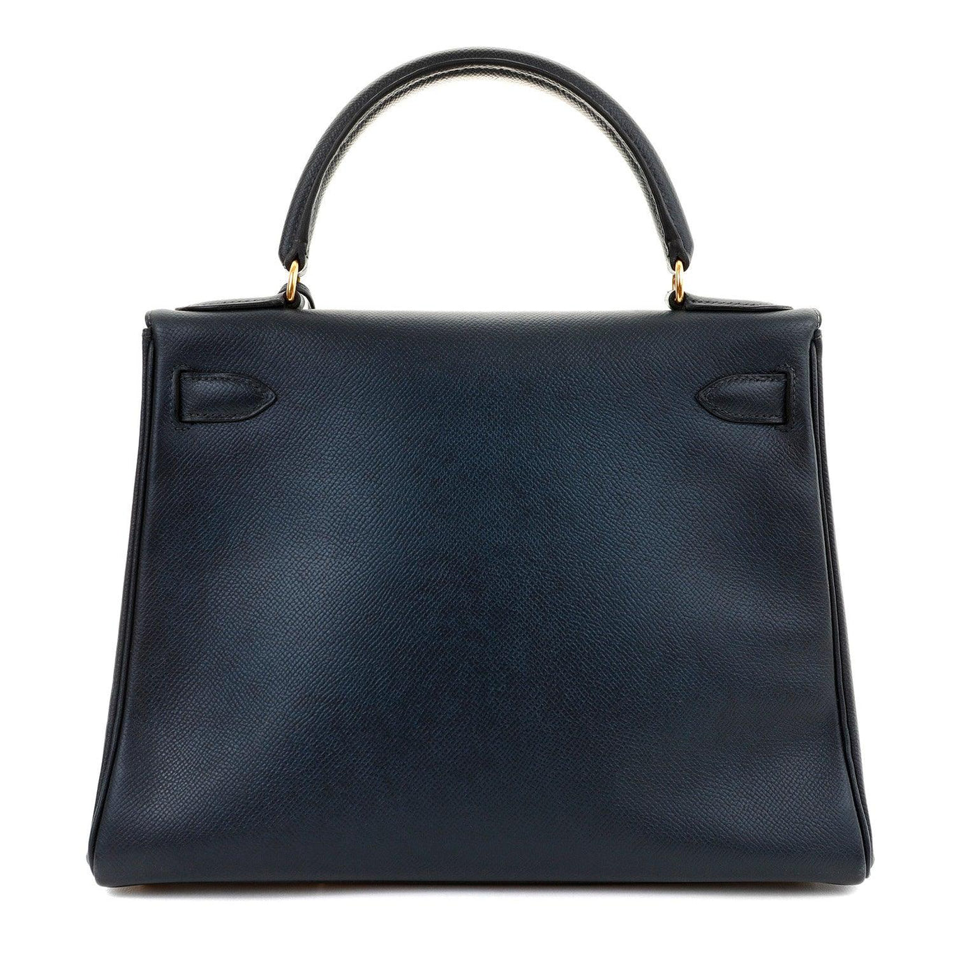 Hermès 28cm Midnight Blue Epsom Kelly Gold Hardware - Only Authentics
