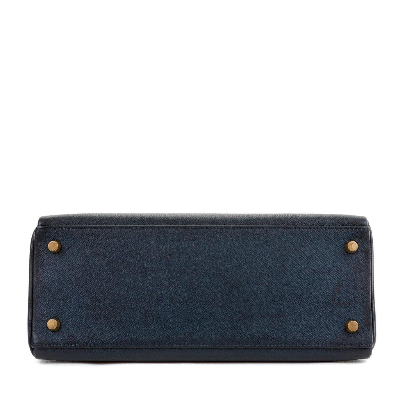 Hermès 28cm Midnight Blue Epsom Kelly Gold Hardware - Only Authentics