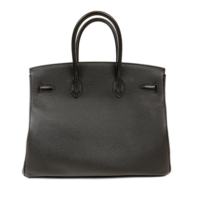 Hermès 35cm Black Togo Birkin with Palladium Hardware - Only Authentics