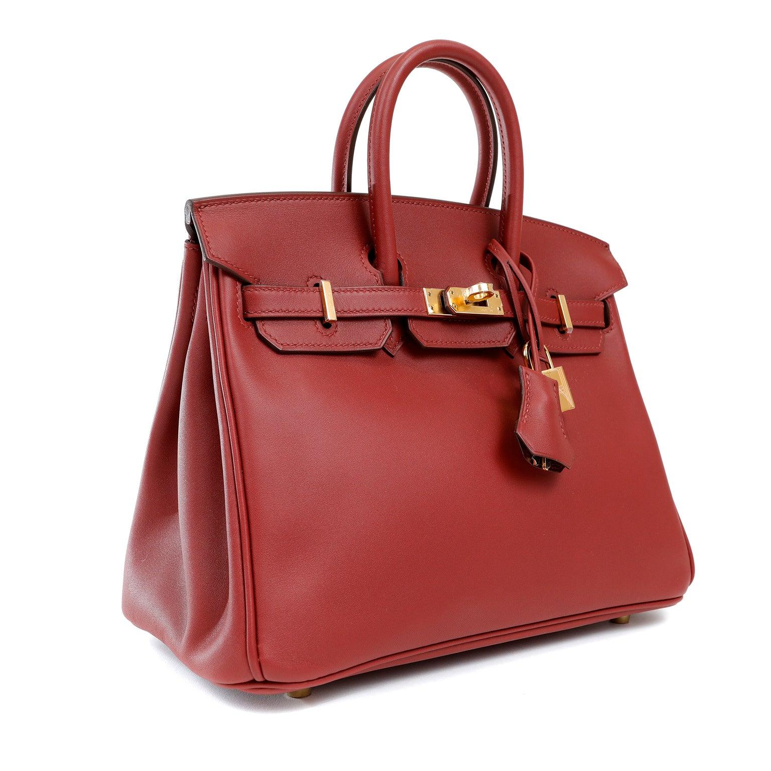Rouge Tomate Birkin 25cm in Swift Leather with Gold Hardware, 2017