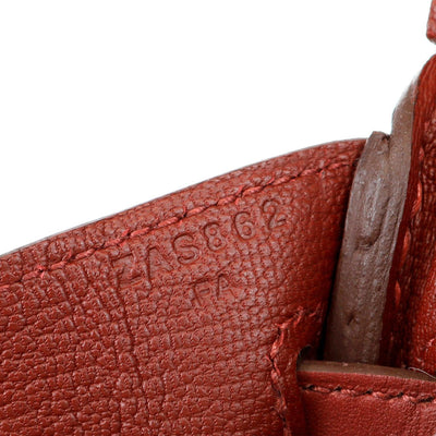 Hermès New 25cm Rouge H Swift Birkin with Gold Hardware 2021 - Only Authentics