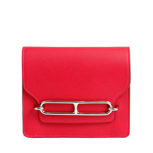 Hermès Rose Red Evercolor Roulis Belt Bag - Only Authentics