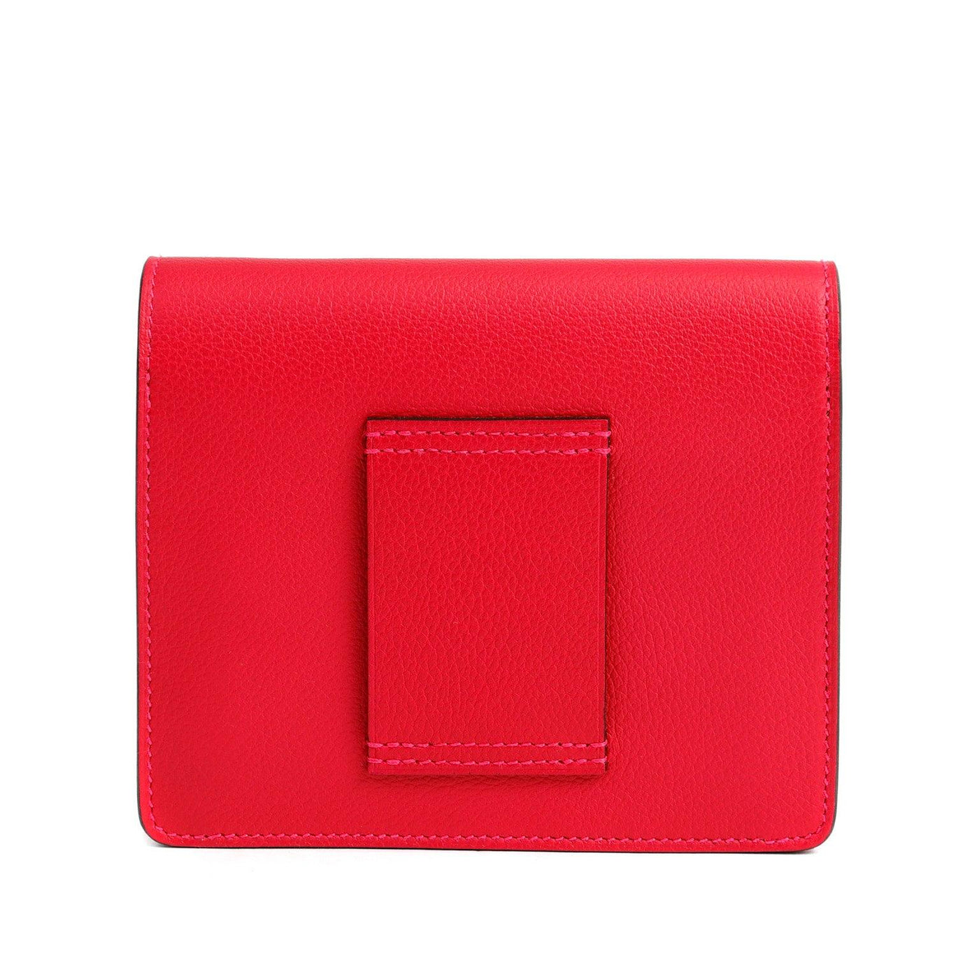 Hermès Rose Red Evercolor Roulis Belt Bag - Only Authentics