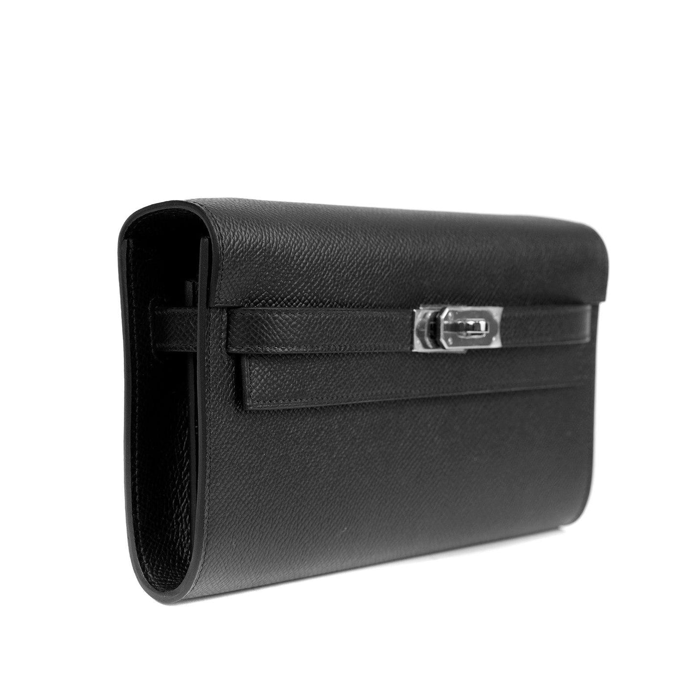 Hermès Black Epsom Kelly To Go Wallet - Only Authentics