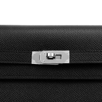 Hermès Black Epsom Kelly To Go Wallet - Only Authentics