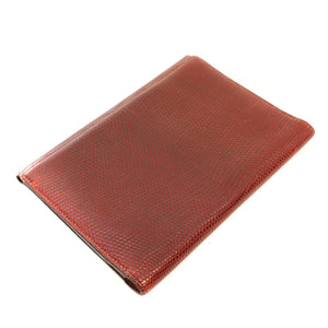 Hermès Burgundy Lizard Billfold Wallet - Only Authentics