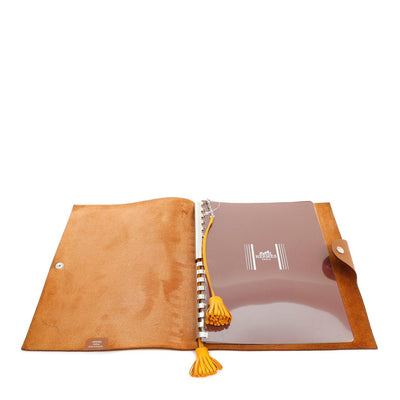Hermès Brown Togo Leather Notepad Cover - Only Authentics