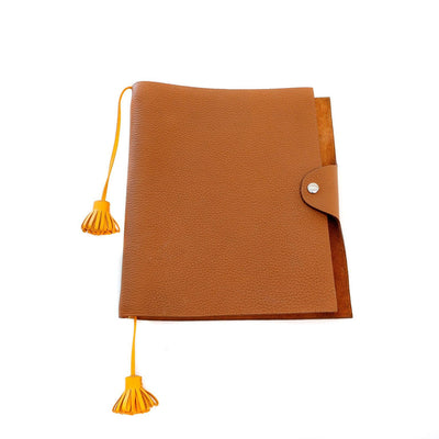 Hermès Brown Togo Leather Notepad Cover - Only Authentics